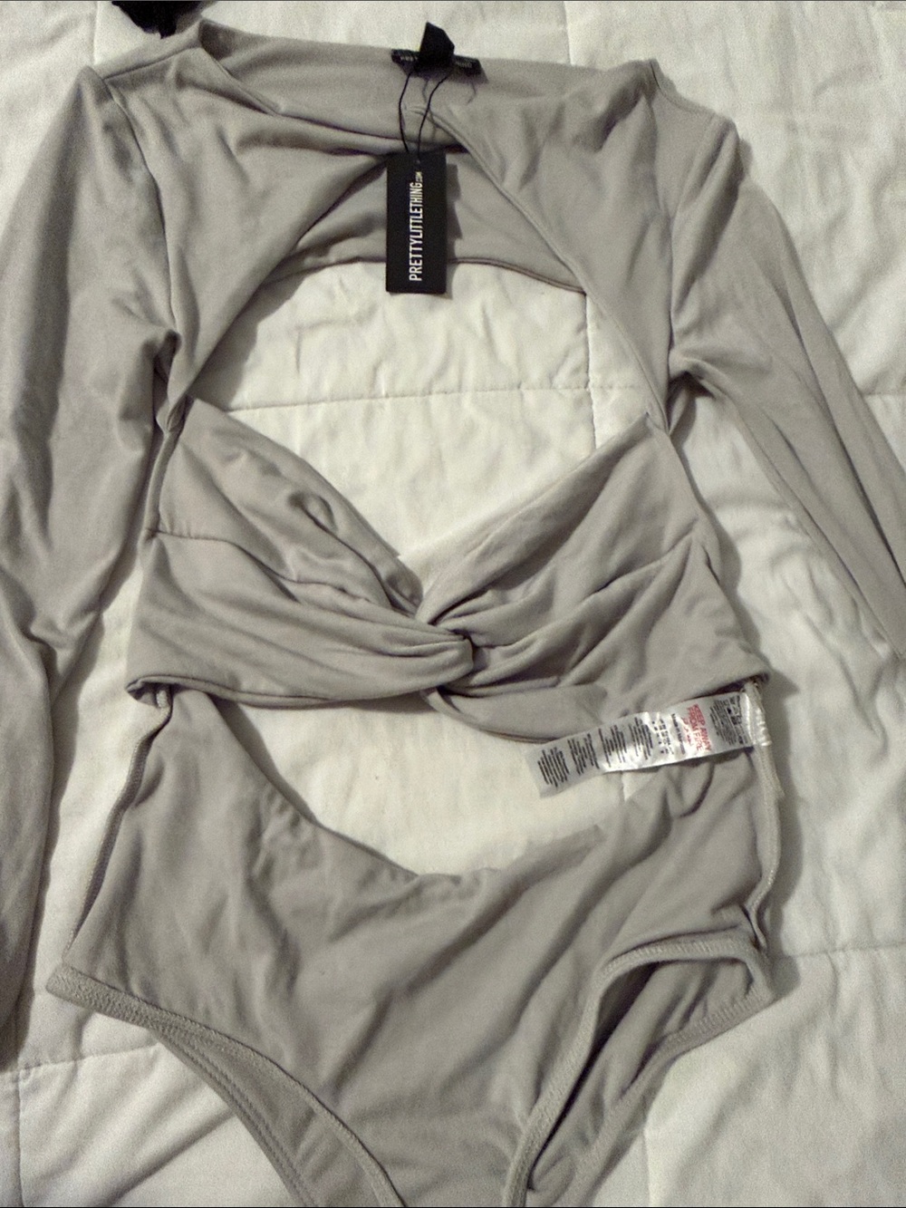 Pretty Little Thing Cut Out Bodysuit